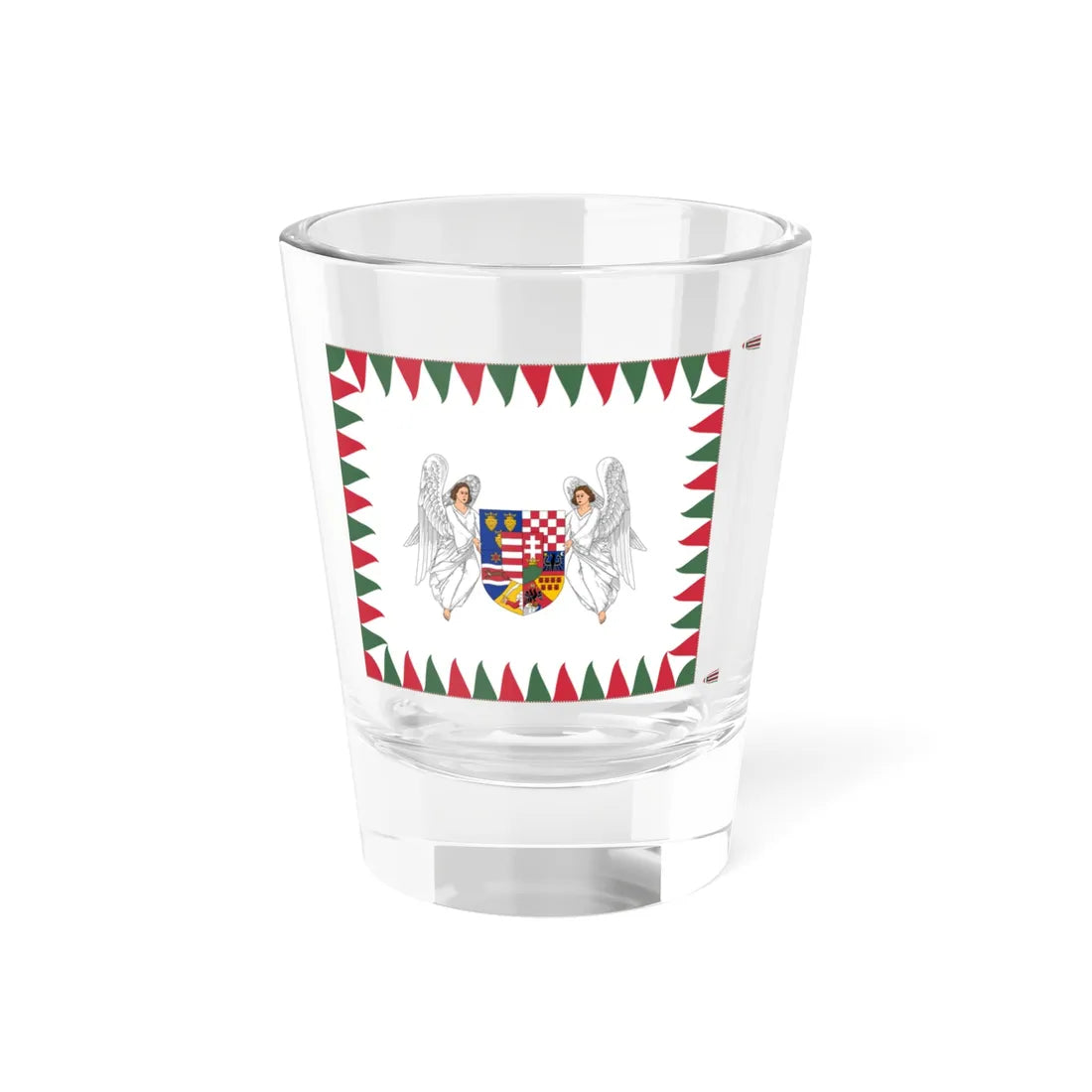 Infantry Colour of the Hungarian Defence Forces 1945 (Hungary) Shot Glass 1.5oz 1.5oz - Go Mug Yourself