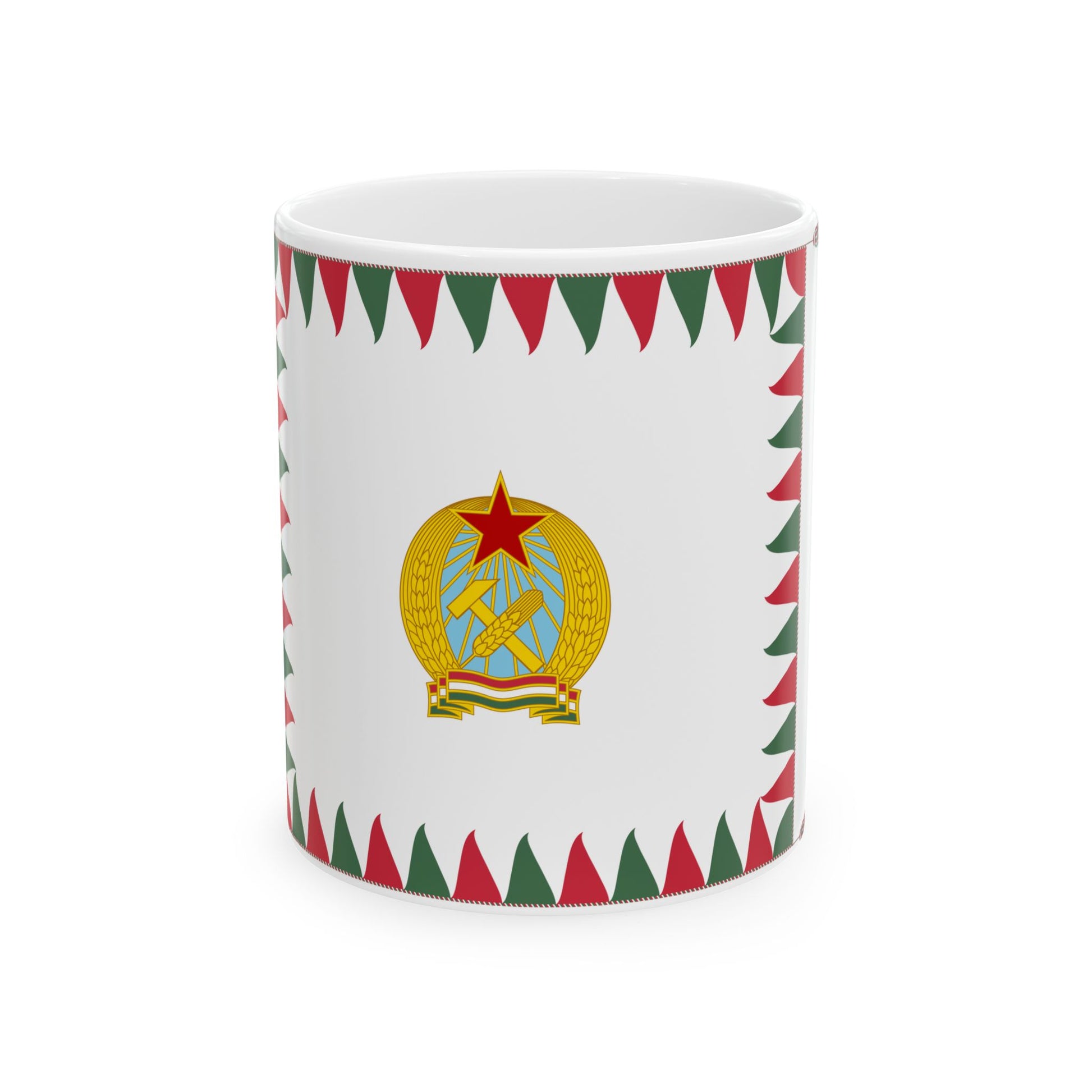 Infantry Colour of the Hungarian Defence Forces 1949-1950 (Hungary) White Coffee Mug-11oz-Go Mug Yourself