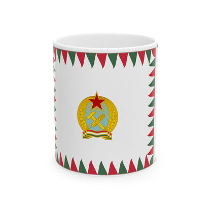 Infantry Colour of the Hungarian Defence Forces 1949-1950 (Hungary) White Coffee Mug-11oz-Go Mug Yourself