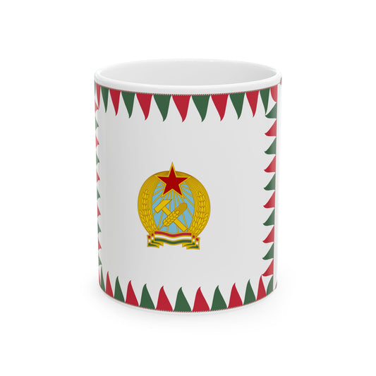 Infantry Colour of the Hungarian Defence Forces 1949-1950 (Hungary) White Coffee Mug-11oz-Go Mug Yourself