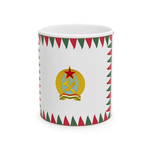 Infantry Colour of the Hungarian Defence Forces 1949-1950 (Hungary) White Coffee Mug 11oz - Go Mug Yourself