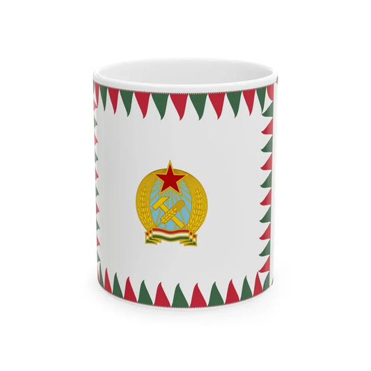 Infantry Colour of the Hungarian Defence Forces 1949-1950 (Hungary) White Coffee Mug 11oz - Go Mug Yourself