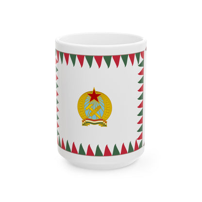 Infantry Colour of the Hungarian Defence Forces 1949-1950 (Hungary) White Coffee Mug-15oz-Go Mug Yourself
