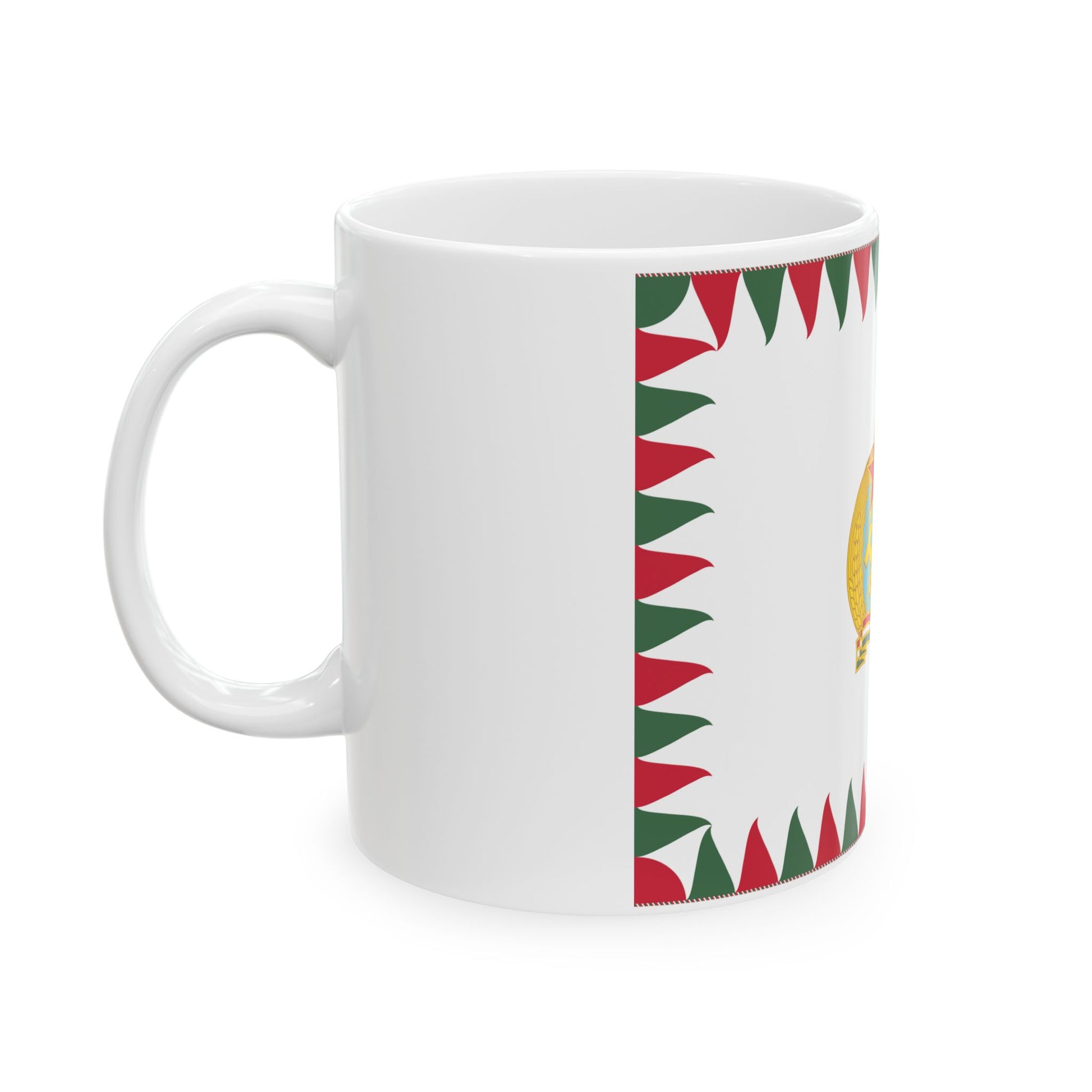 Infantry Colour of the Hungarian Defence Forces 1949-1950 (Hungary) White Coffee Mug-Go Mug Yourself