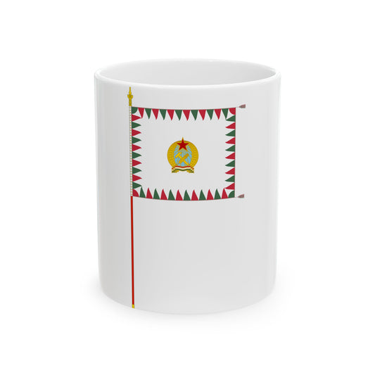 Infantry Colour of the Hungarian Defence Forces 1949-1950 with staff (Hungary) White Coffee Mug-11oz-Go Mug Yourself