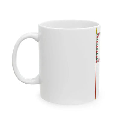 Infantry Colour of the Hungarian Defence Forces 1949-1950 with staff (Hungary) White Coffee Mug - Go Mug Yourself