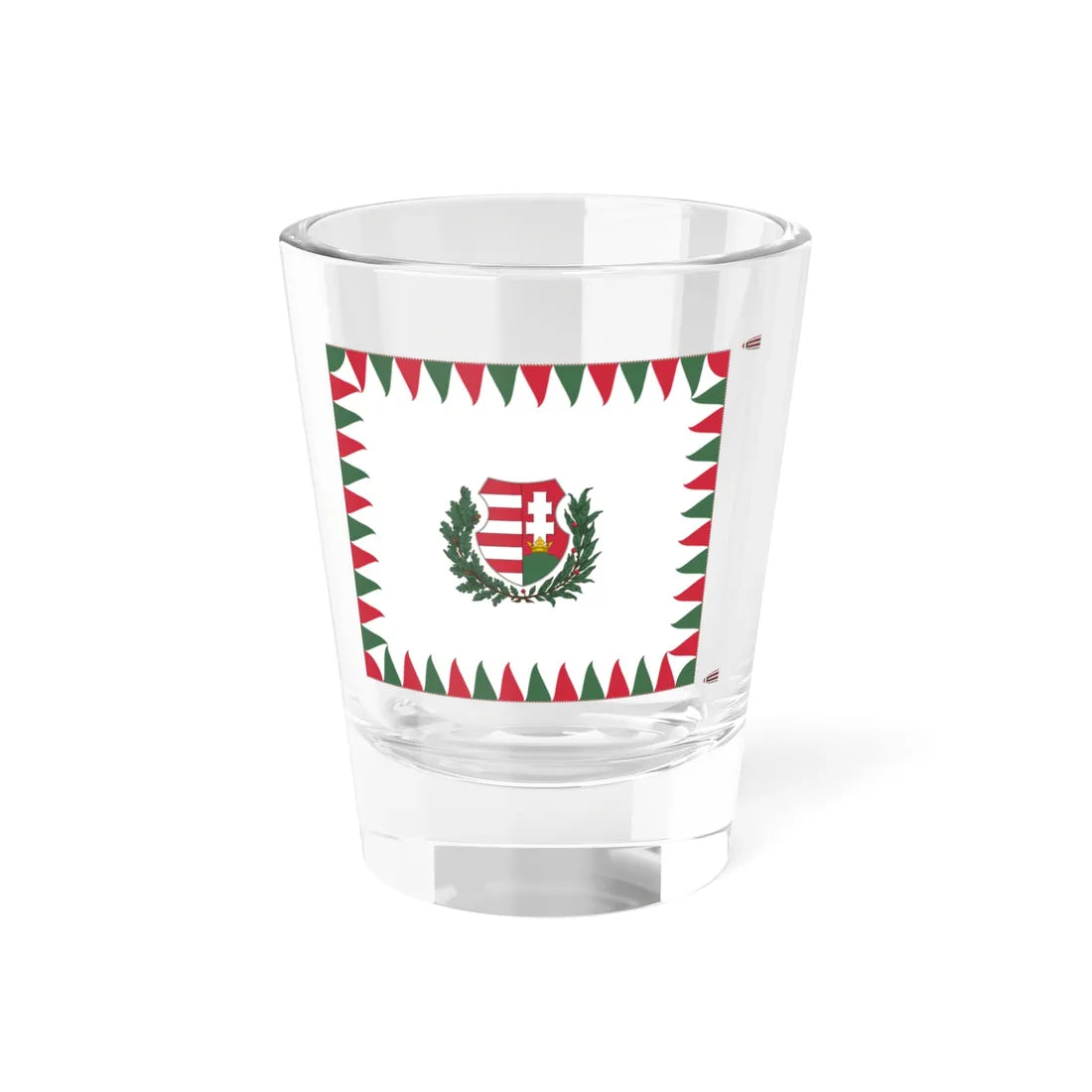 Infantry Colour of the Hungarian Defence Forces 1949 (Hungary) Shot Glass 1.5oz 1.5oz - Go Mug Yourself