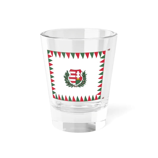 Infantry Colour of the Hungarian Defence Forces 1949 (Hungary) Shot Glass 1.5oz 1.5oz - Go Mug Yourself