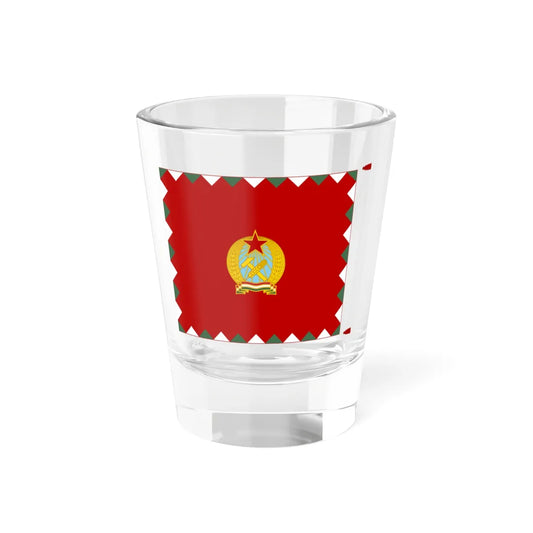Infantry Colour of the Hungarian Peoples Army 1950-1957 (Hungary) Shot Glass 1.5oz 1.5oz - Go Mug Yourself