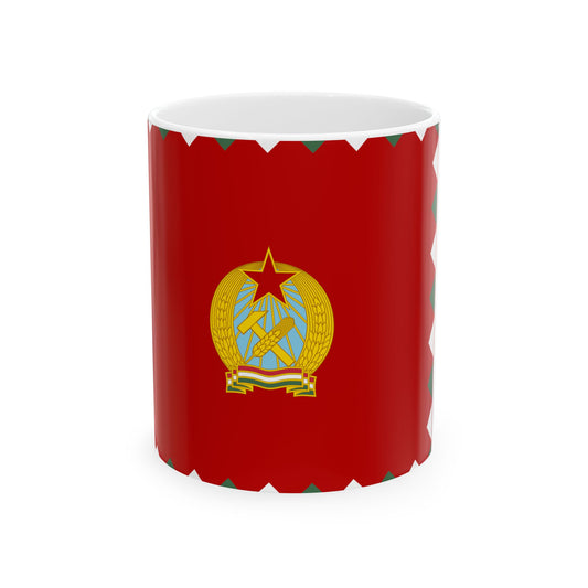 Infantry Colour of the Hungarian Peoples Army 1950-1957 (Hungary) White Coffee Mug-11oz-Go Mug Yourself