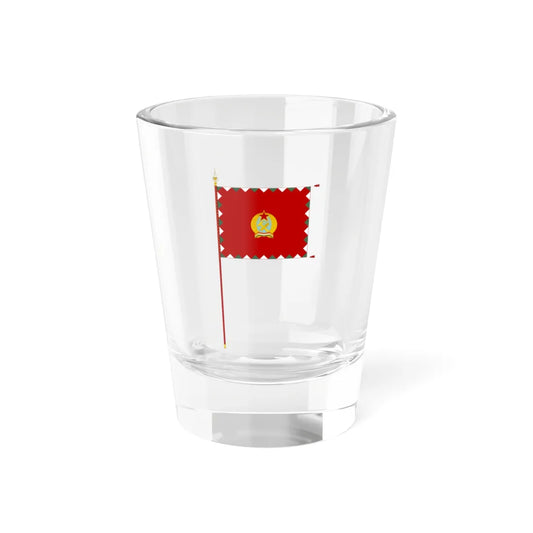 Infantry Colour of the Hungarian Peoples Army 1950-1957 with staff (Hungary) Shot Glass 1.5oz 1.5oz - Go Mug Yourself