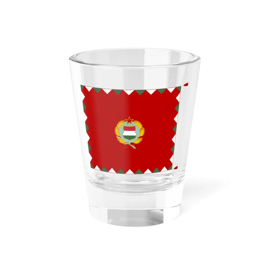 Infantry Colour of the Hungarian Peoples Army 1957-1990 (Hungary) Shot Glass 1.5oz 1.5oz - Go Mug Yourself