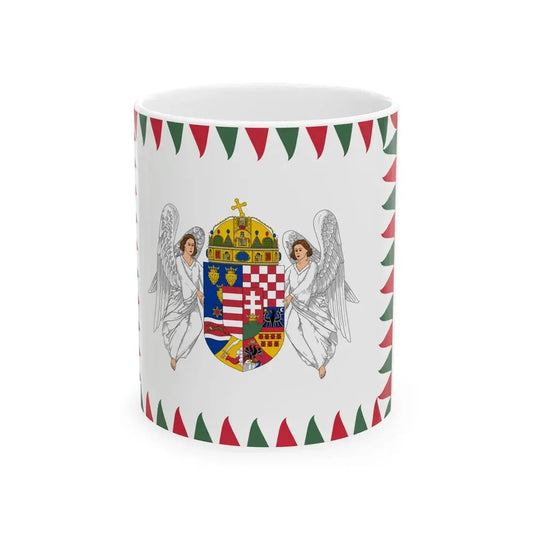 Infantry Colour of the Royal Hungarian Defence Forces 1939-1945 (Hungary) White Coffee Mug 11oz - Go Mug Yourself