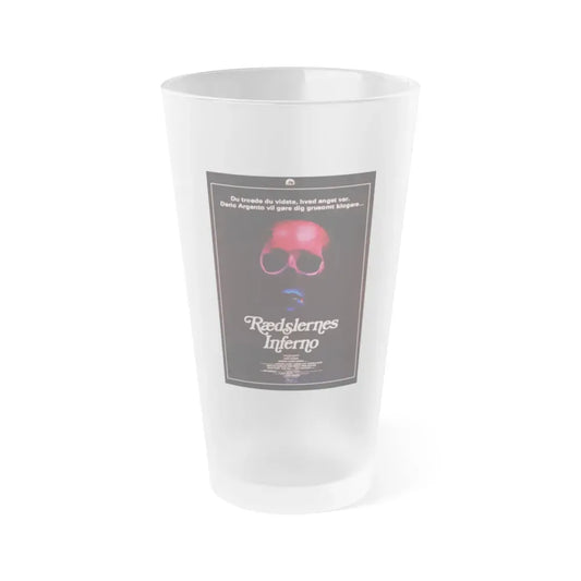 INFERNO (DANISH) 1980 Movie Poster - Frosted Pint Glass 16oz 16oz Frosted - Go Mug Yourself