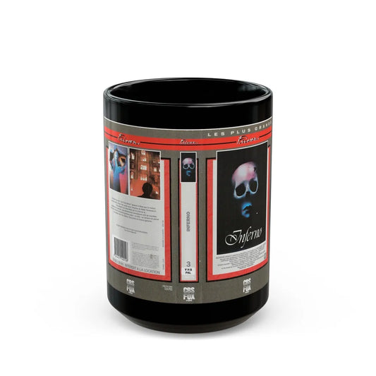 INFERNO FRENCH (VHS COVER) - Black Coffee Mug-15oz-Go Mug Yourself