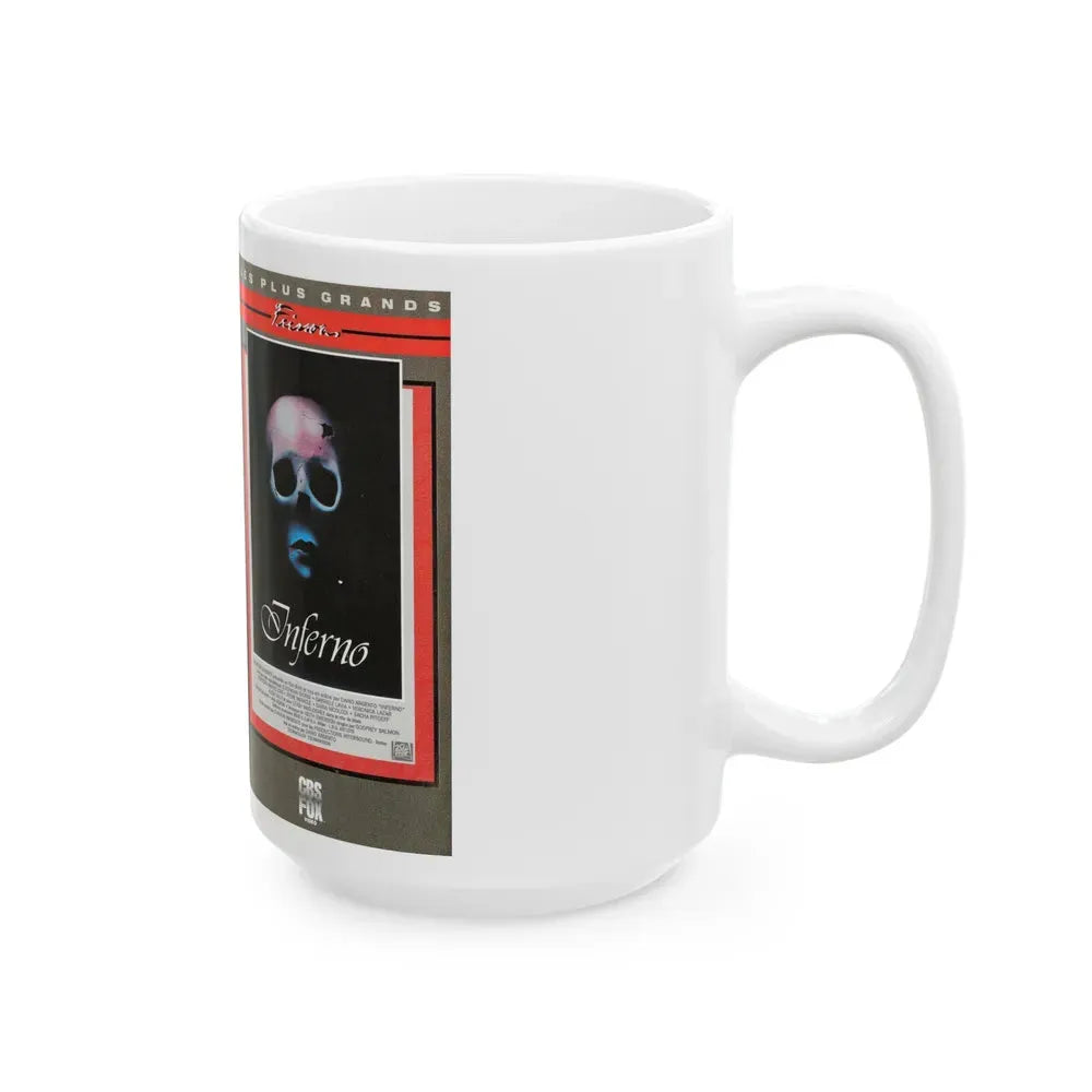 INFERNO FRENCH (VHS COVER) - White Coffee Mug - Go Mug Yourself