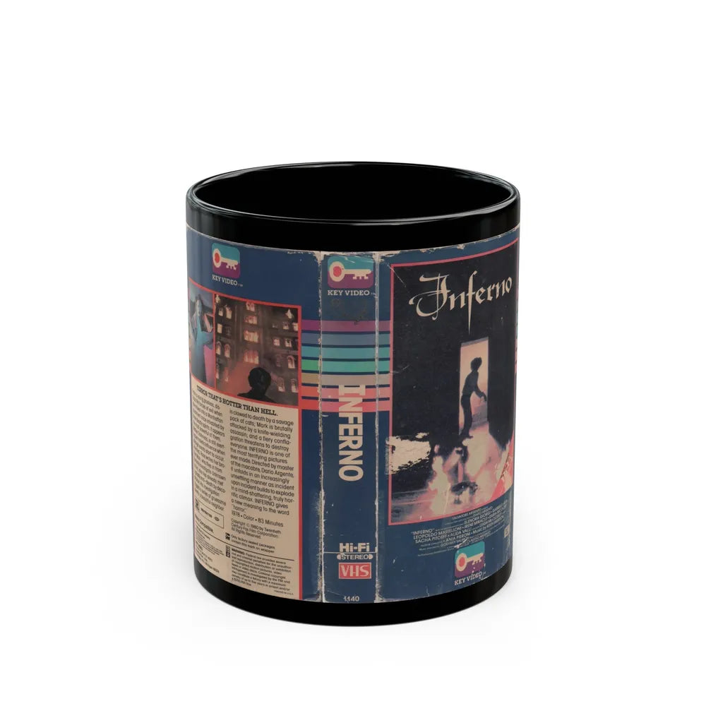 INFERNO (VHS COVER) - Black Coffee Mug-11oz-Go Mug Yourself