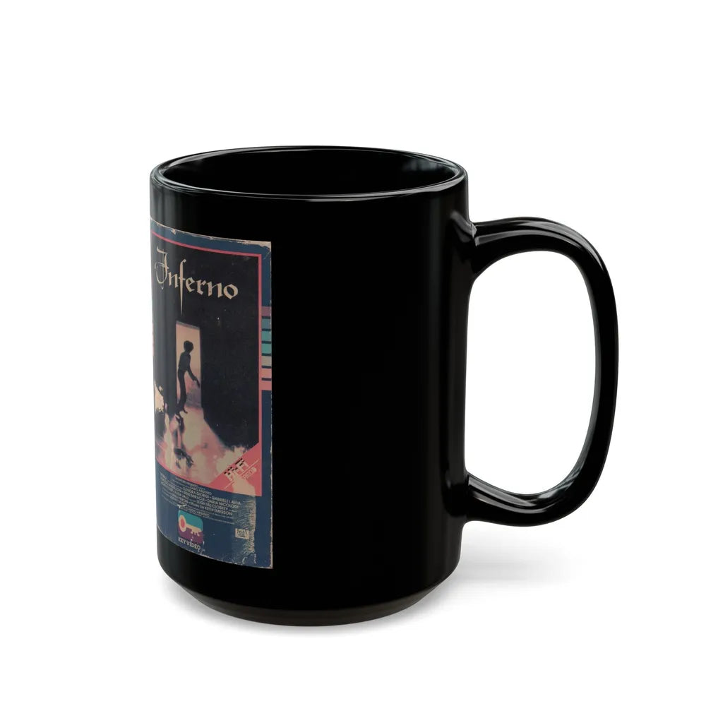 INFERNO (VHS COVER) - Black Coffee Mug-Go Mug Yourself