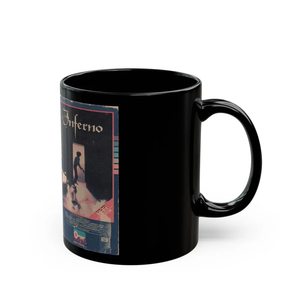 INFERNO (VHS COVER) - Black Coffee Mug-Go Mug Yourself