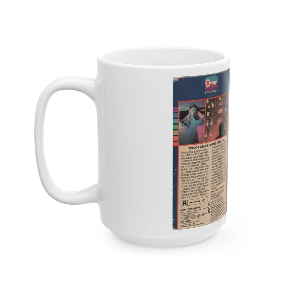 INFERNO (VHS COVER) - White Coffee Mug-Go Mug Yourself