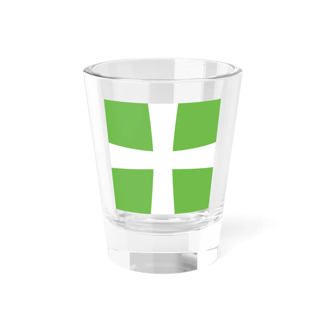 Infirmary Flag Denmark (Denmark) Shot Glass 1.5oz 1.5oz - Go Mug Yourself
