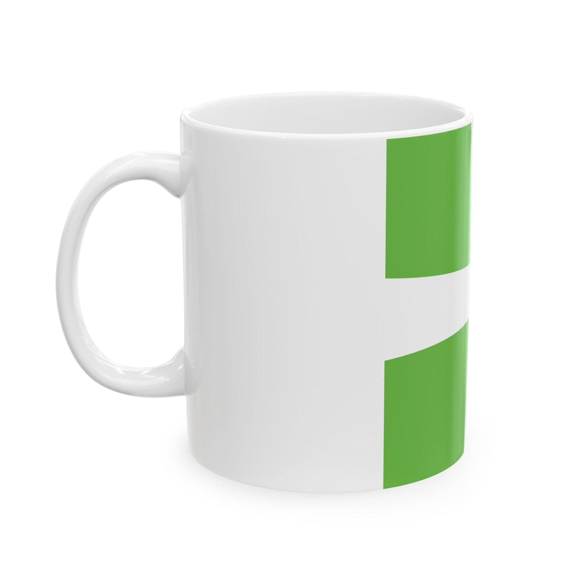Infirmary Flag Denmark (Denmark) White Coffee Mug-Go Mug Yourself