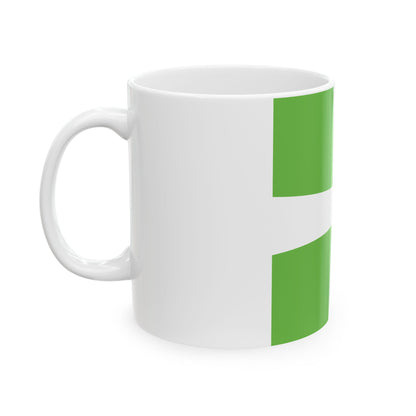 Infirmary Flag Denmark (Denmark) White Coffee Mug-Go Mug Yourself
