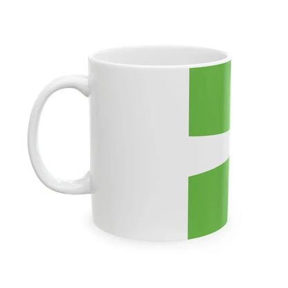 Infirmary Flag Denmark (Denmark) White Coffee Mug - Go Mug Yourself