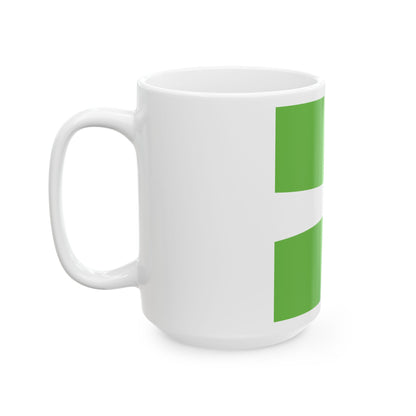 Infirmary Flag Denmark (Denmark) White Coffee Mug-Go Mug Yourself
