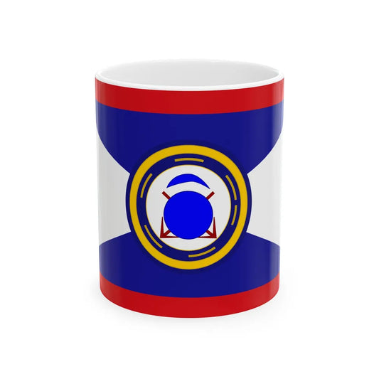 Infobox Flag of the Belize Coast Guard (Belize) White Coffee Mug 11oz - Go Mug Yourself