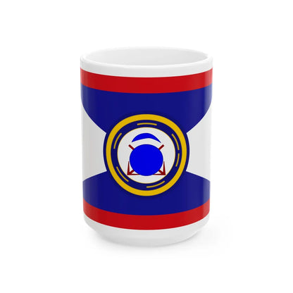 Infobox Flag of the Belize Coast Guard (Belize) White Coffee Mug 15oz - Go Mug Yourself