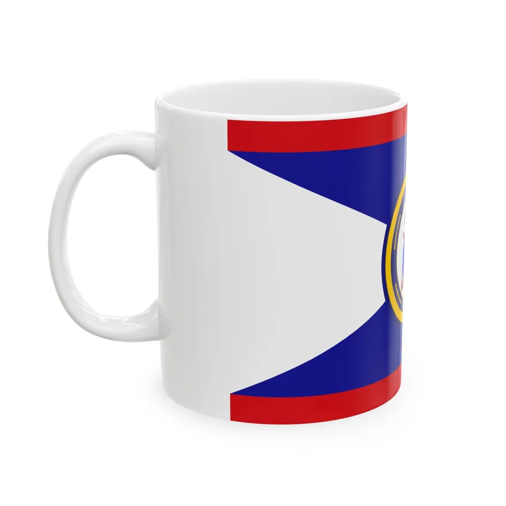 Infobox Flag of the Belize Coast Guard (Belize) White Coffee Mug - Go Mug Yourself