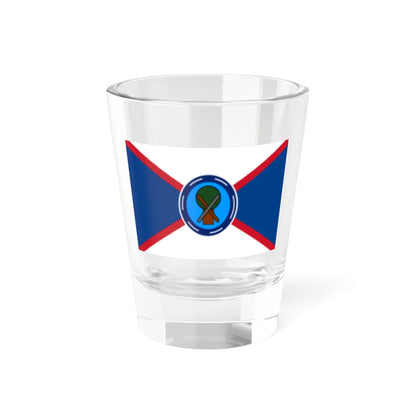 Infobox Flag of the Belize Defence Force (Belize) Shot Glass 1.5oz - Go Mug Yourself