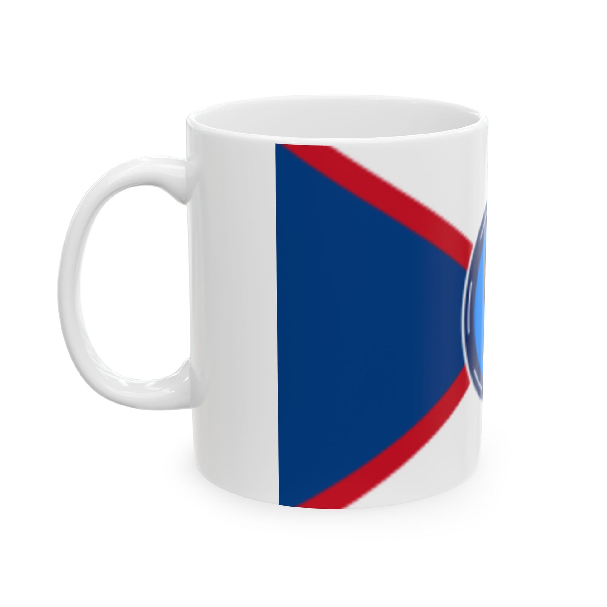 Infobox Flag of the Belize Defence Force (Belize) White Coffee Mug-Go Mug Yourself