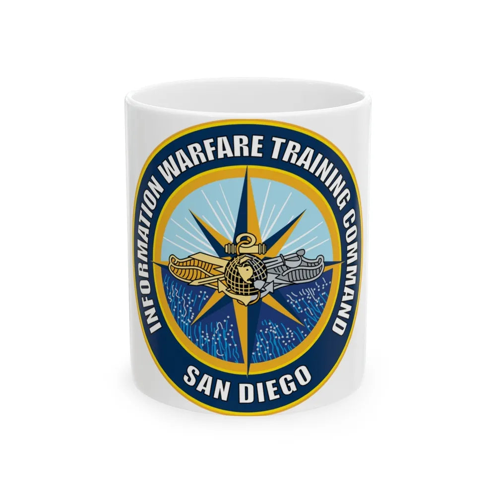 Information Warfare Training Command San Diego (U.S. Navy) White Coffee Mug-11oz-Go Mug Yourself