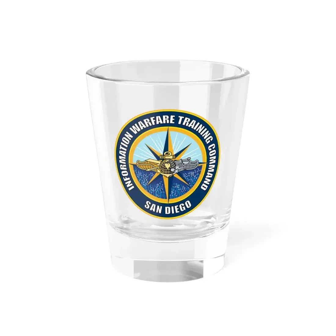 Information Warfare Training Command San Diego (U.S. Navy) Shot Glass 1.5oz 1.5oz - Go Mug Yourself