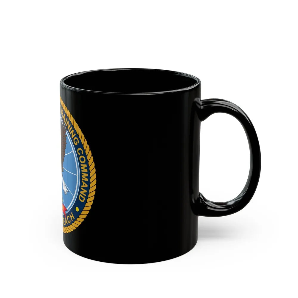 Information Warfare Training Command VA Beach (U.S. Navy) Black Coffee Mug-Go Mug Yourself