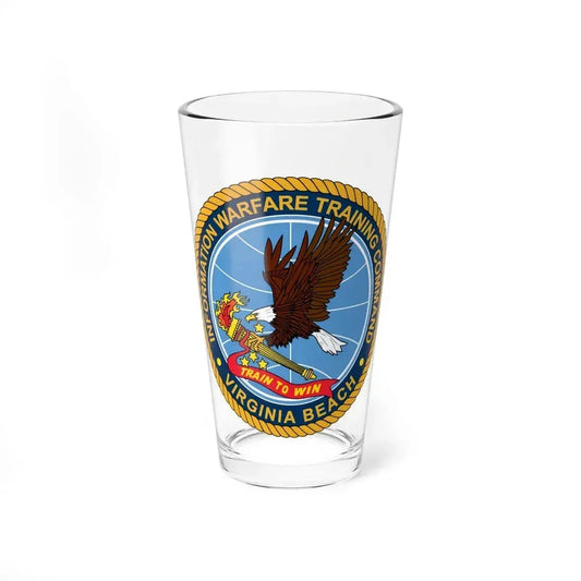Information Warfare Training Command VA Beach (U.S. Navy) Pint Glass 16oz 16oz - Go Mug Yourself