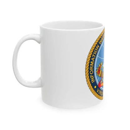 Information Warfare Training Command VA Beach (U.S. Navy) White Coffee Mug - Go Mug Yourself