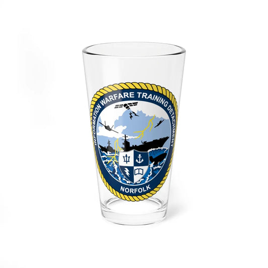 Information Warfare Training Detachment Norfolk (U.S. Navy) Pint Glass 16oz-16oz-Go Mug Yourself