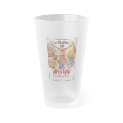 INFRA-MAN 1975 Movie Poster - Frosted Pint Glass 16oz 16oz Frosted - Go Mug Yourself