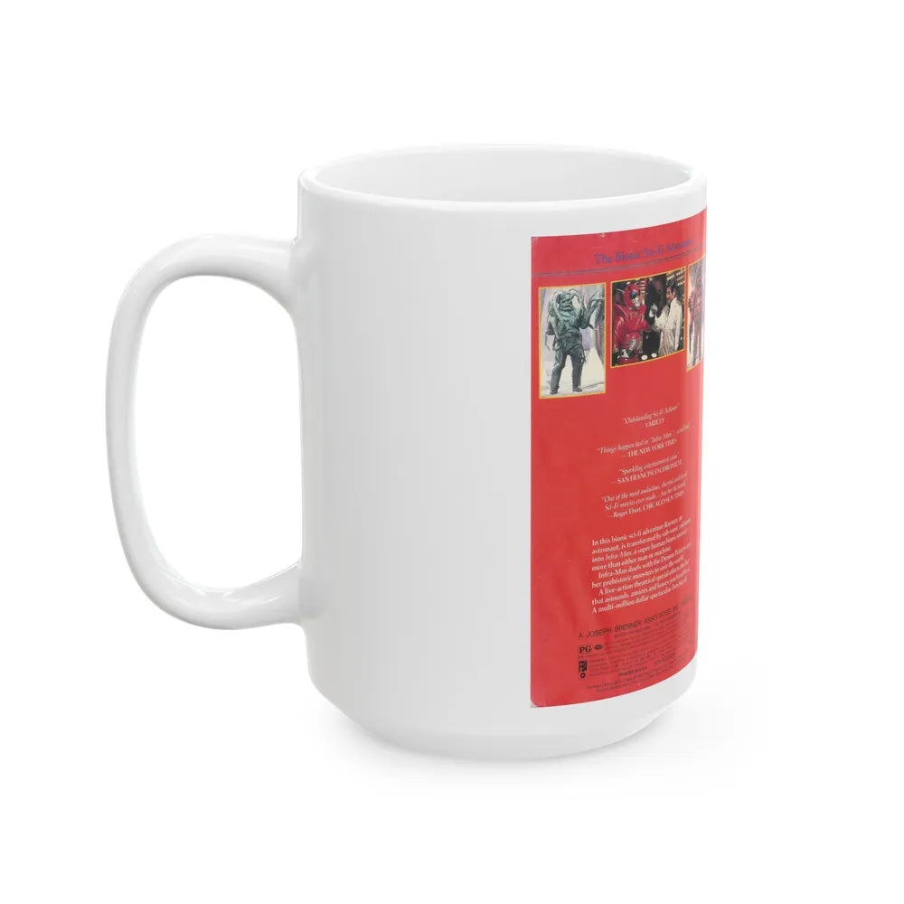 INFRA MAN (VHS COVER) - White Coffee Mug-Go Mug Yourself