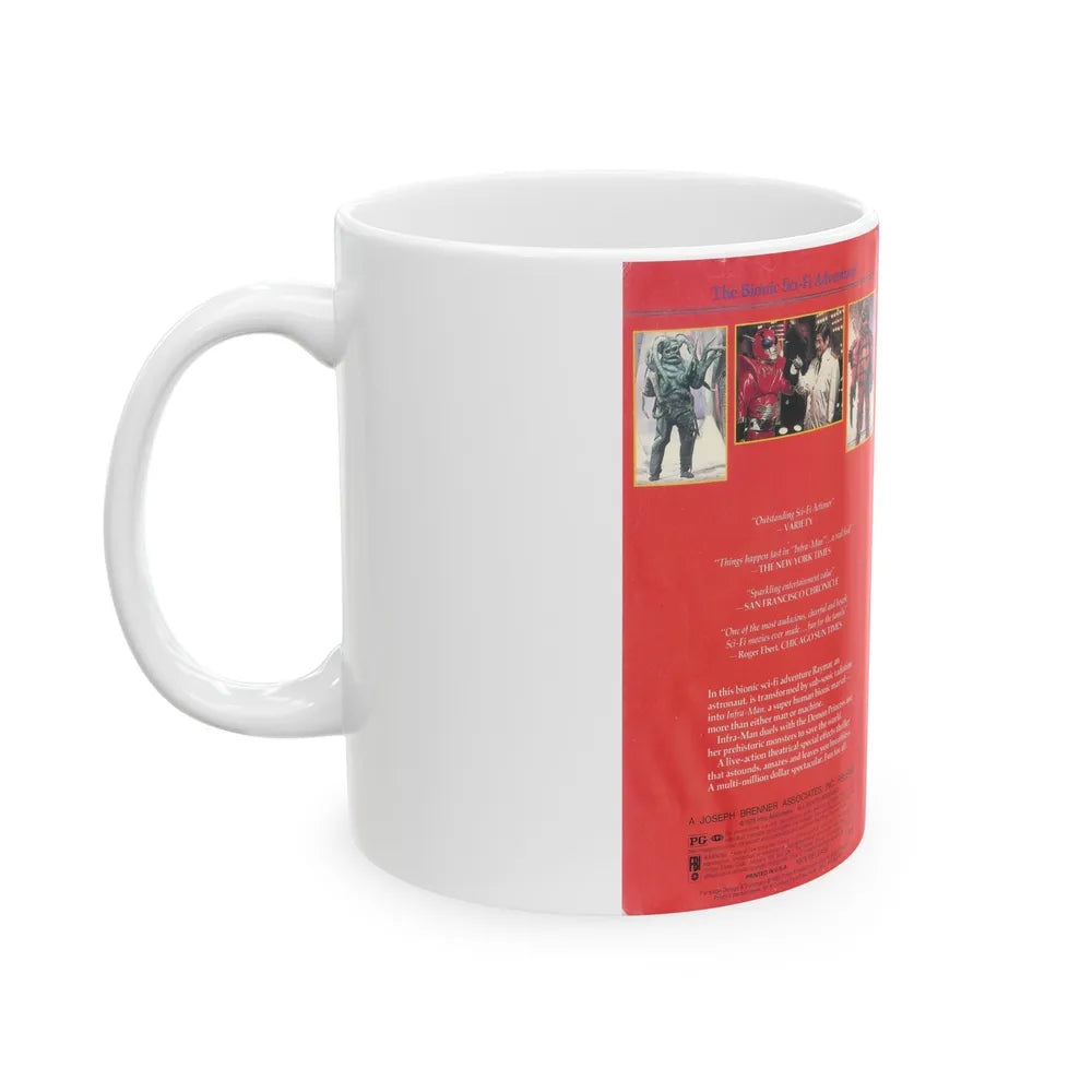 INFRA MAN (VHS COVER) - White Coffee Mug-Go Mug Yourself