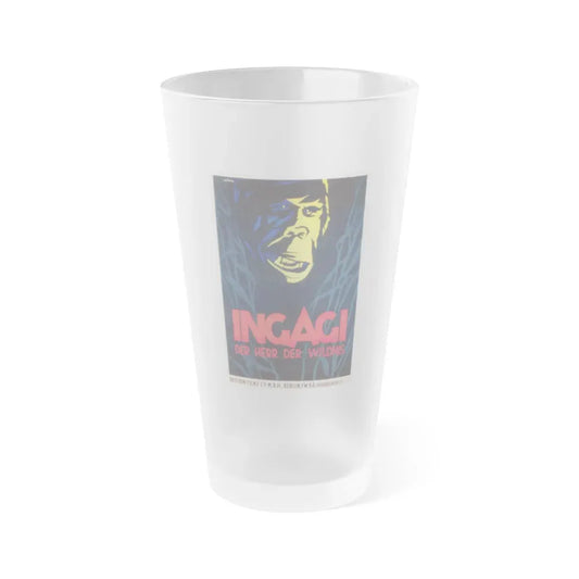 INGAGI 1930 Movie Poster - Frosted Pint Glass 16oz 16oz Frosted - Go Mug Yourself