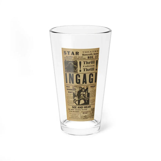 INGAGI (2) 1930 Movie Poster - Pint Glass 16oz 16oz - Go Mug Yourself
