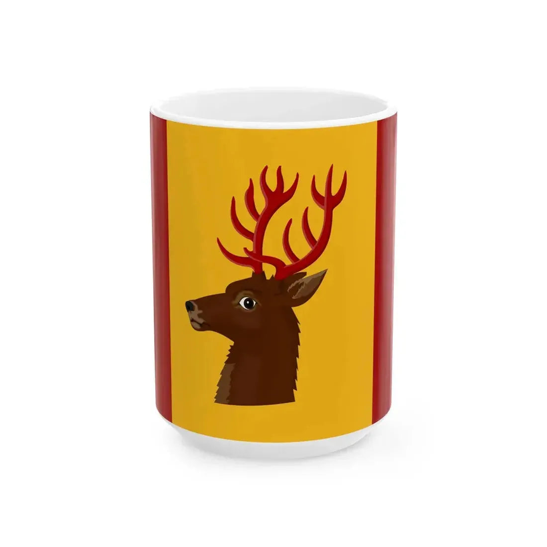 Ingelmunster vlag (Belgium) White Coffee Mug 15oz - Go Mug Yourself