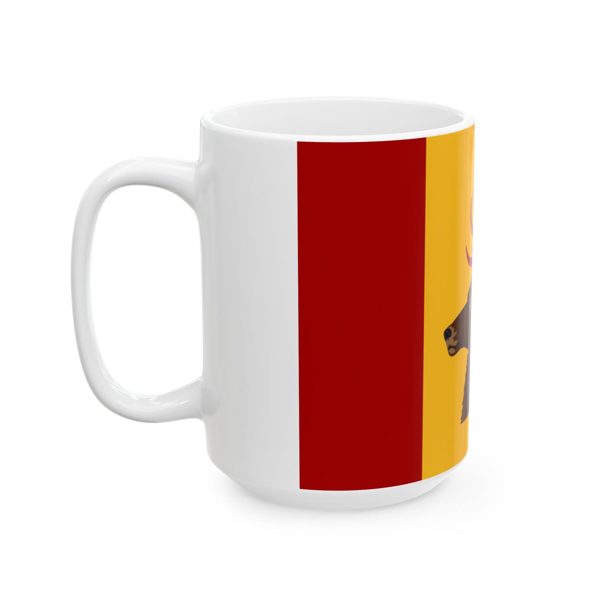 Ingelmunster vlag (Belgium) White Coffee Mug-Go Mug Yourself