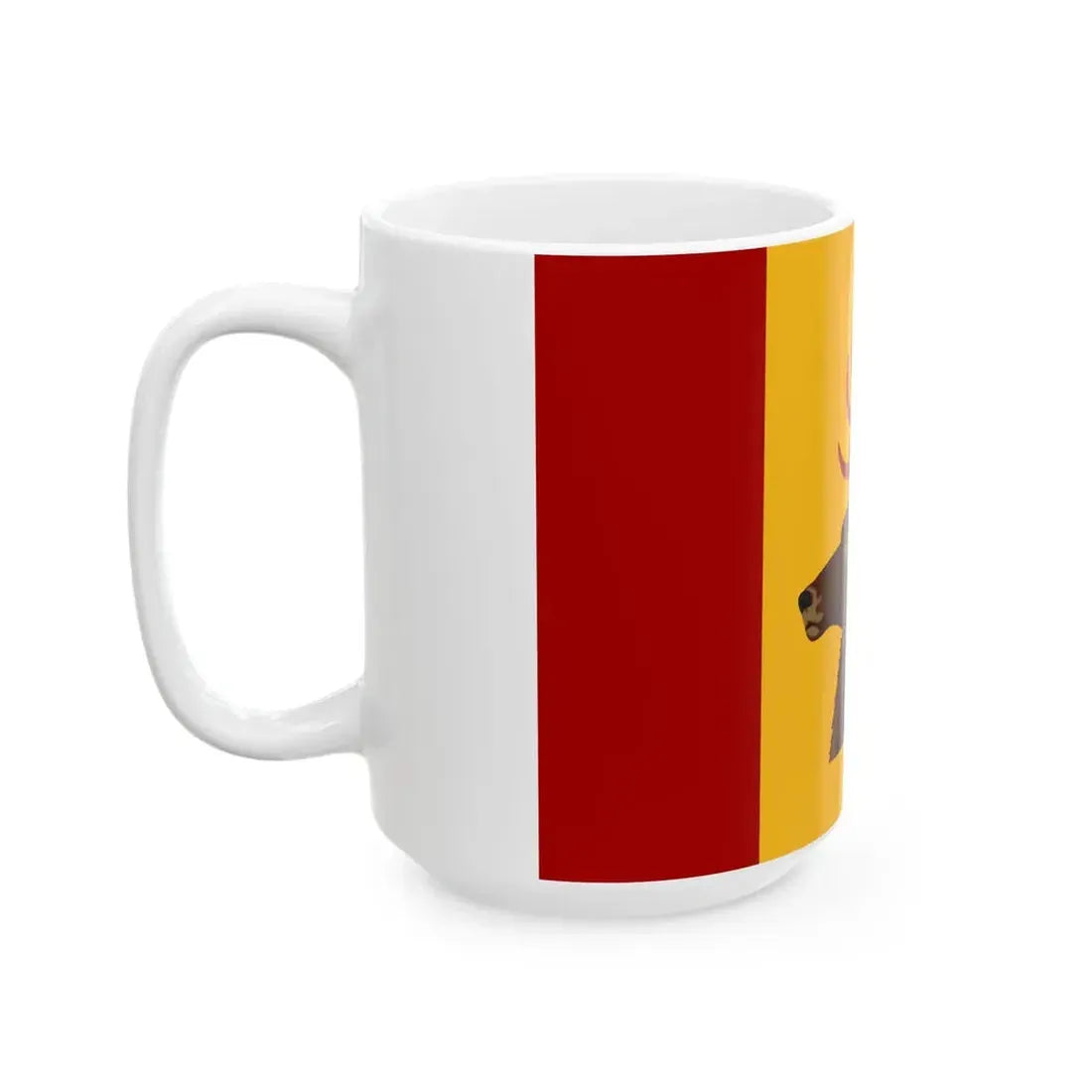 Ingelmunster vlag (Belgium) White Coffee Mug - Go Mug Yourself
