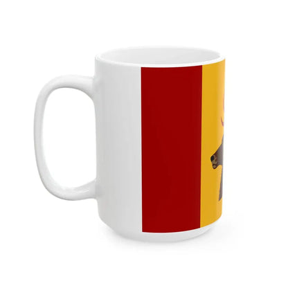 Ingelmunster vlag (Belgium) White Coffee Mug - Go Mug Yourself