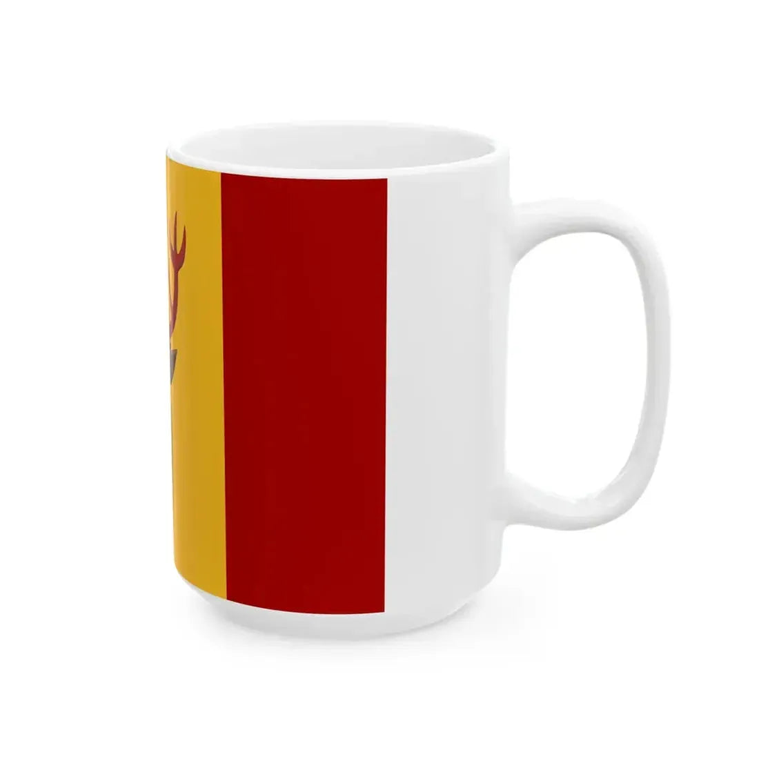 Ingelmunster vlag (Belgium) White Coffee Mug - Go Mug Yourself